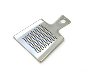 ステンレス製ミニおろし金 並小
